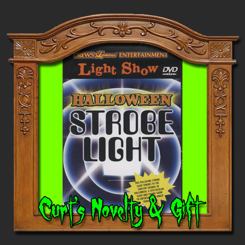 DREWS FAMOUS HALLOWEEN STROBE LIGHT LIGHT SHOW DVD NEW  